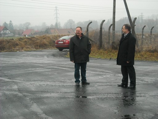 Nowe skrzyżowanie na drodze do Olbrachcic