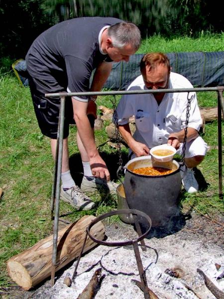 Przed degustacją grochówki
