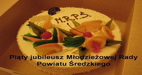 Piąty jubileusz Młodzieżowej Rady Powiatu Średzkiego