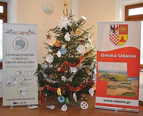 Spotkanie wigilijne w nowej świetlicy w Ujeździe Górnym