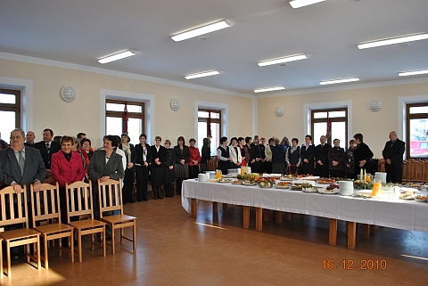 Spotkanie wigilijne w nowej świetlicy w Ujeździe Górnym