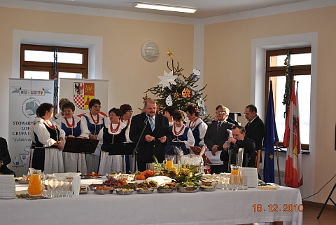 Spotkanie wigilijne w nowej świetlicy w Ujeździe Górnym