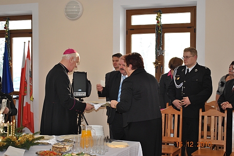 Spotkanie wigilijne w nowej świetlicy w Ujeździe Górnym