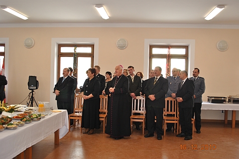 Spotkanie wigilijne w nowej świetlicy w Ujeździe Górnym