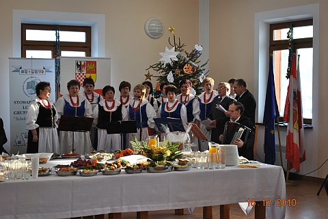 Spotkanie wigilijne w nowej świetlicy w Ujeździe Górnym