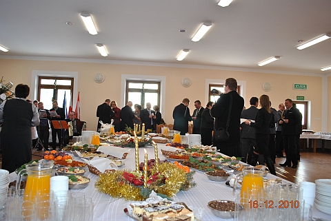 Spotkanie wigilijne w nowej świetlicy w Ujeździe Górnym