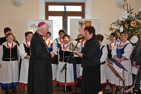 Spotkanie wigilijne w nowej świetlicy w Ujeździe Górnym