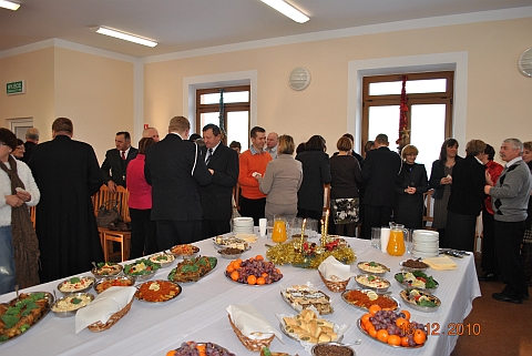 Spotkanie wigilijne w nowej świetlicy w Ujeździe Górnym