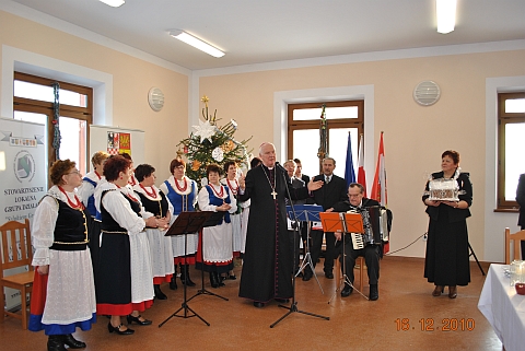 Spotkanie wigilijne w nowej świetlicy w Ujeździe Górnym
