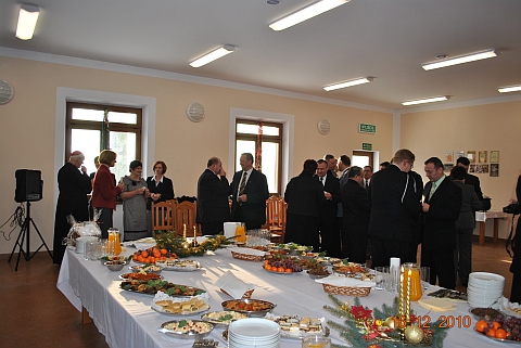 Spotkanie wigilijne w nowej świetlicy w Ujeździe Górnym