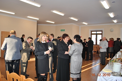 Spotkanie wigilijne w nowej świetlicy w Ujeździe Górnym