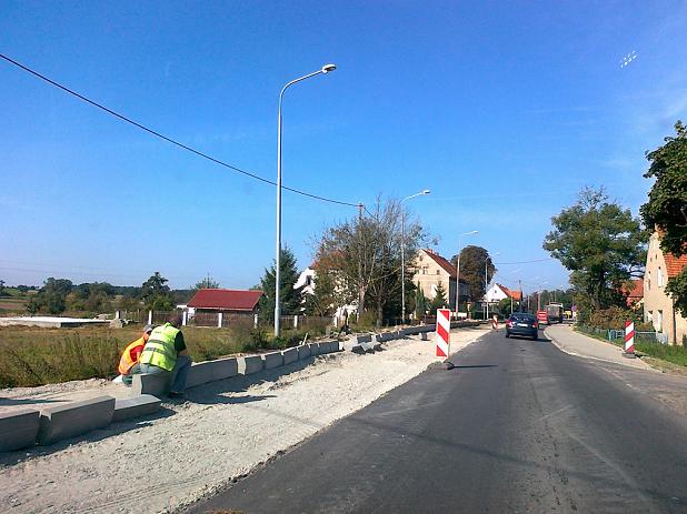 Utrudnienia drogowe w miejscowości Rusko