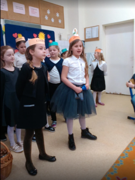 Święto babci i dziadka w szkole podstawowej w Miękini