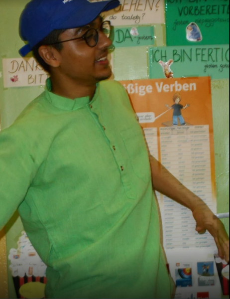 Spotkanie uczniów z wolontariuszem