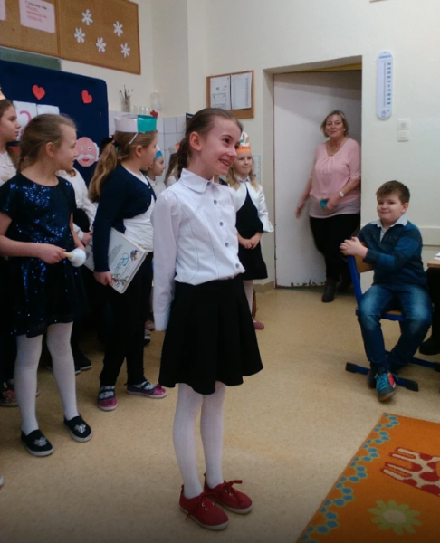 Święto babci i dziadka w szkole podstawowej w Miękini