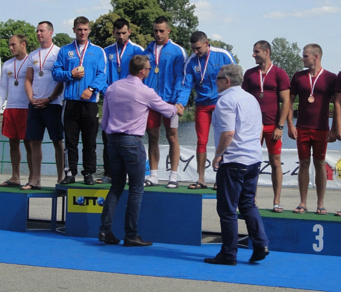 Dekoracja zawodników