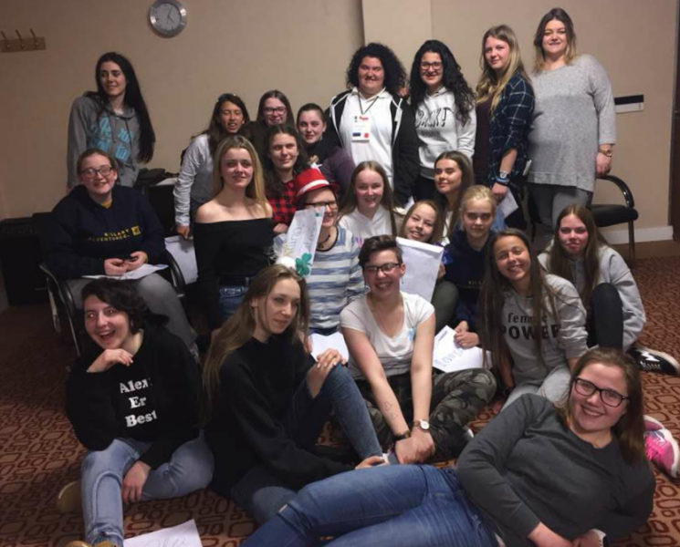 Udział uczniów w warsztatach w Irlandii