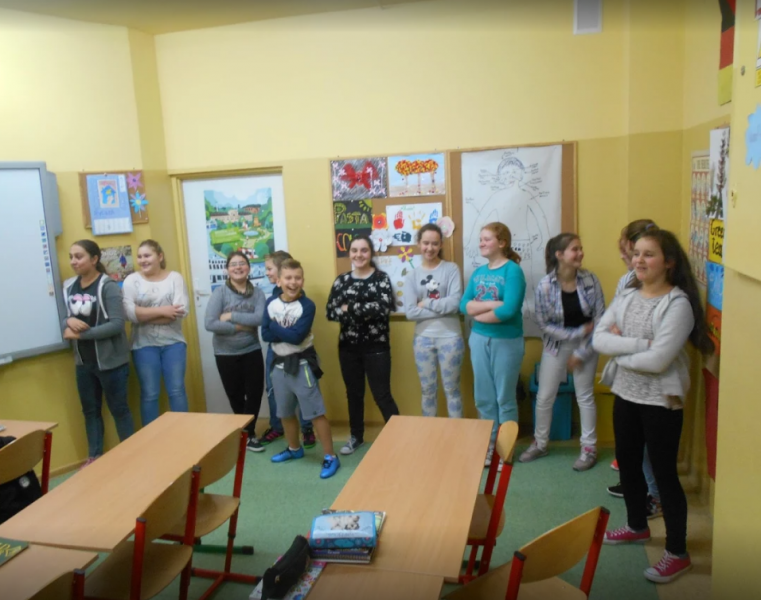 Spotkanie uczniów z wolontariuszem