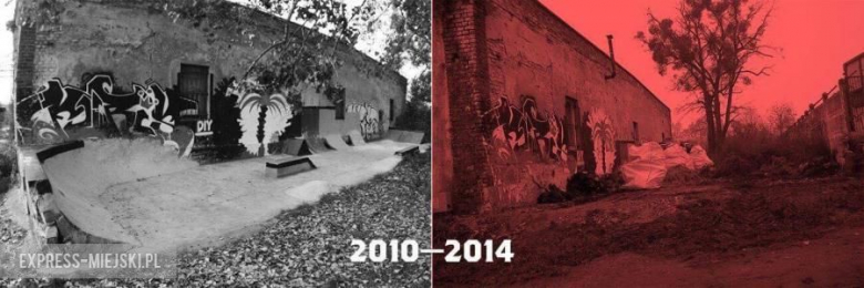 Skate park w Środzie Śląskiej we wcześniejszych latach