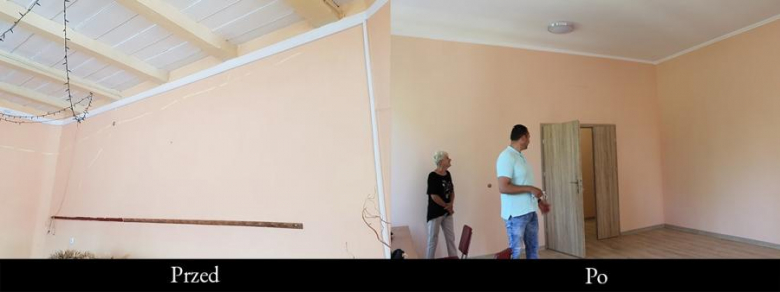 Zakończyła się przebudowa świetlicy wiejskiej w Drogomiłowicach