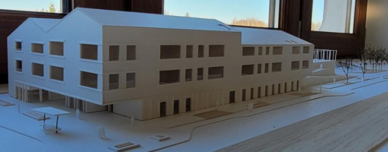 Budynek nowej szkoły w Wilkszynie