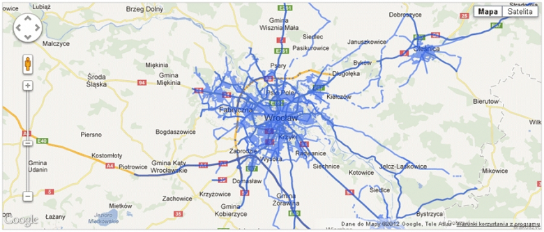 Aktualny zasięg Google Street View