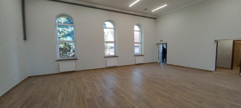 Odbudowana świetlica wiejska w Bogdanowie