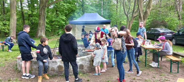 Gra terenowa na Zamku na Wodzie w Wojnowicach