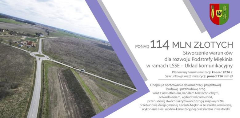Budżet ogromnych inwestycji i przełomowego rozwoju gminy Miękinia