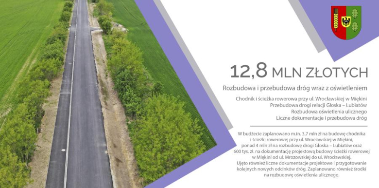 Budżet ogromnych inwestycji i przełomowego rozwoju gminy Miękinia