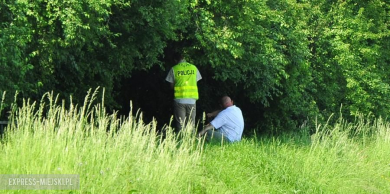 Miejsce, gdzie znaleziono ciało