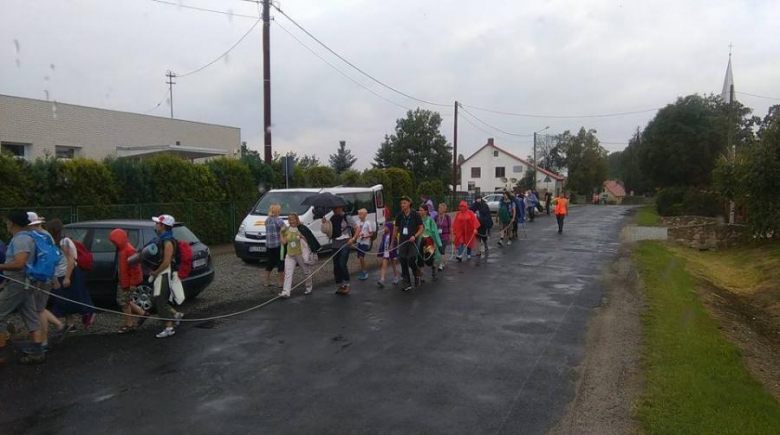 Pielgrzymi w Ujeździe Górnym