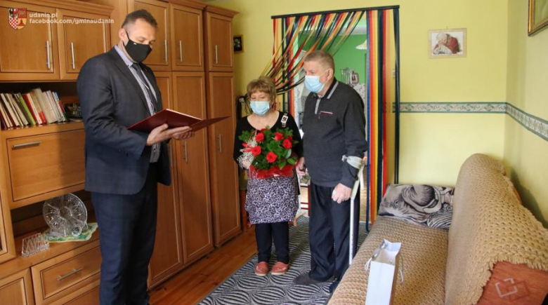 Spotkanie wójta z jubilatami