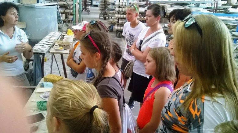 Wycieczka do fabryki ceramiki w Bolesławcu