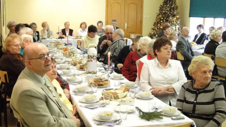 Spotkanie opłatkowe w Domu Kultury w Środzie Śląskiej