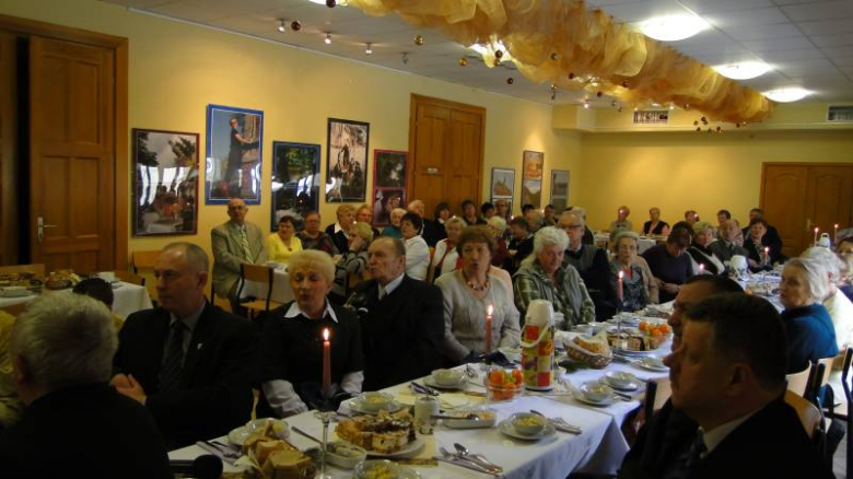 Spotkanie opłatkowe w Domu Kultury w Środzie Śląskiej