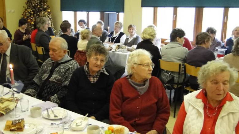 Spotkanie opłatkowe w Domu Kultury w Środzie Śląskiej