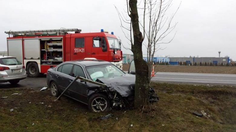 Zderzenie trzech aut