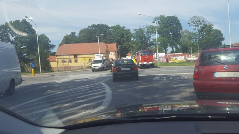 Kolizja na skrzyżowaniu