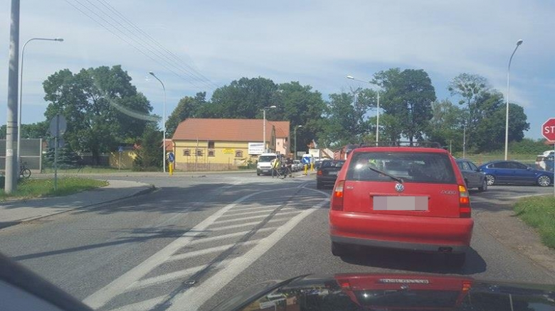 Kolizja na skrzyżowaniu