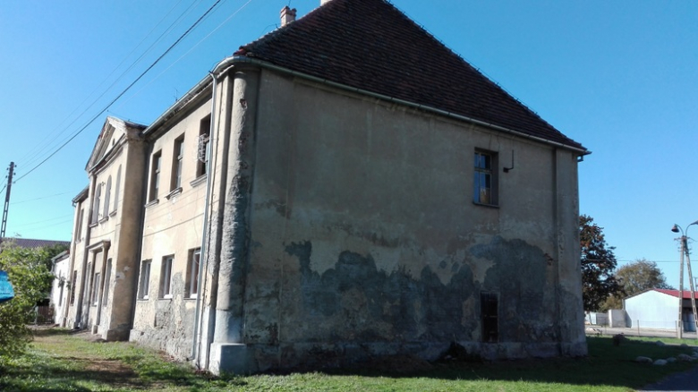 Widok pałacu od strony południowo-wschodniej