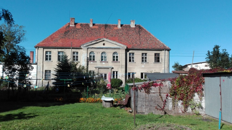 Widok pałacu od strony południowej 