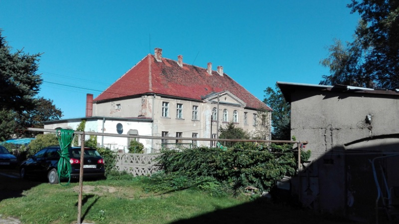 Widok pałacu od strony południowo-zachodniej