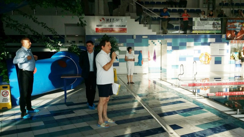 Zawody pływackie w Środzie Śląskiej