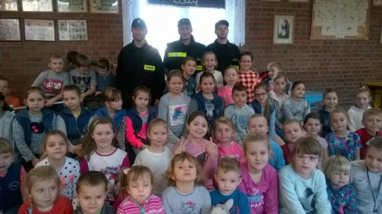 Wizyta strażaków w szkole