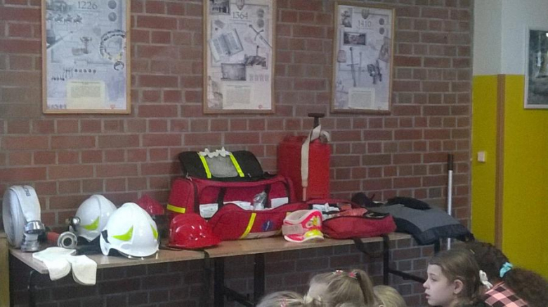 Wizyta strażaków w szkole