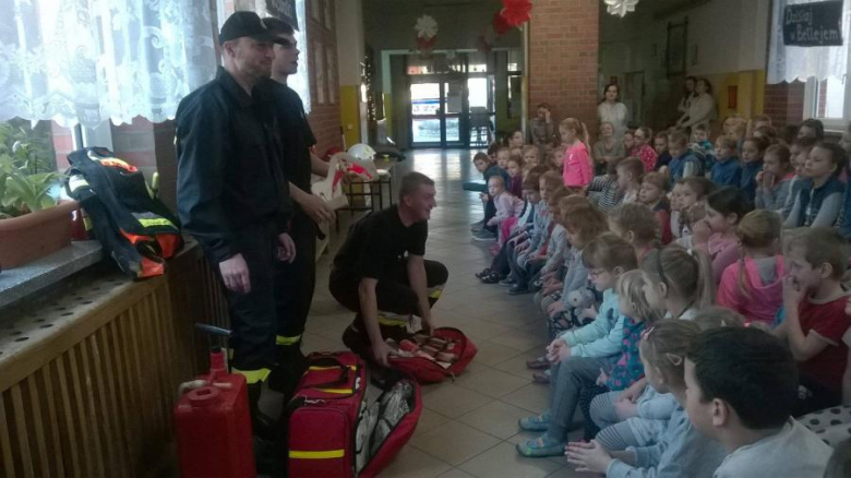 Wizyta strażaków w szkole