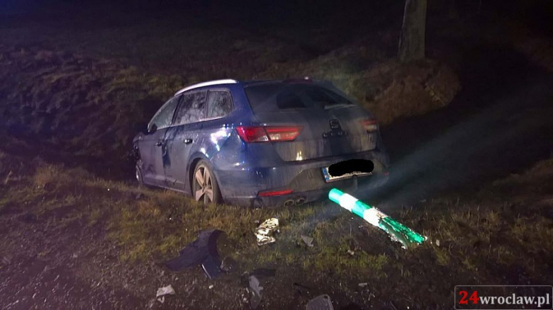 Kolizja koło Osieka