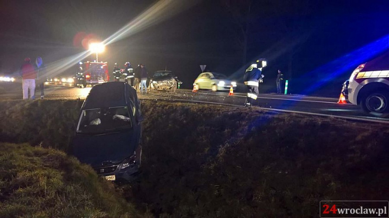 Kolizja koło Osieka