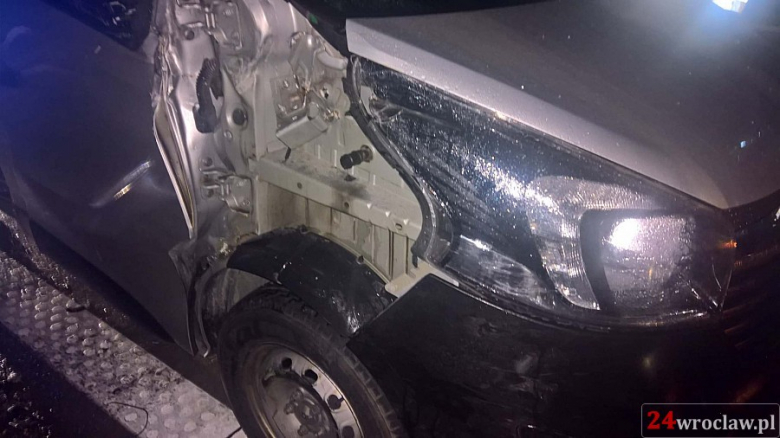 Wypadek na A4 koło Piotrowic